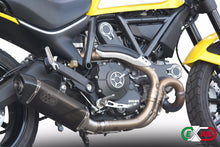 Load image into Gallery viewer, Ducati Scrambler 800 Exan Exhaust Silencer OVAL X-BLACK Titanium/Carbon New