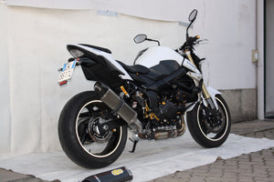 Suzuki GSR 750 Exan Exhaust Silencer OVAL X-BLACK Titanium/Carbon New