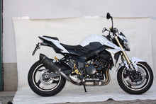 Load image into Gallery viewer, Suzuki GSR 750 Exan Exhaust Silencer OVAL X-BLACK Titanium/Carbon New