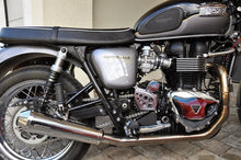 Load image into Gallery viewer, MassMoto Exhaust Full System 2in1 Tromb New Triumph Bonneville / T100 / Thruxton