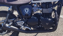 Load image into Gallery viewer, MassMoto Exhaust Full System 2in1 Tromb Black New Triumph Bonneville / Thruxton