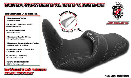 Honda Varadero XL 1000 1998-2006 JN-Europe Comfort Seat JN+Visco JNM829.005 New
