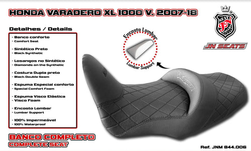 Honda Varadero XL 1000 2007-2018 JN-Europe Comfort Seat JN+Visco JNM844.006 New