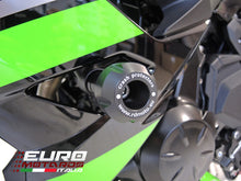 Load image into Gallery viewer, Kawasaki Ninja 650 2017-2023 RD Moto Crash Frame Sliders Protectors Black New