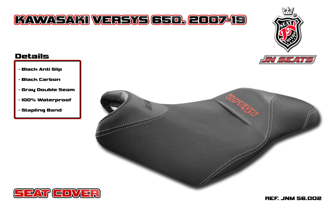 Kawasaki Versys 650 2007-2019 JN-Europe Seat Cover Anti-Slip New S6.002