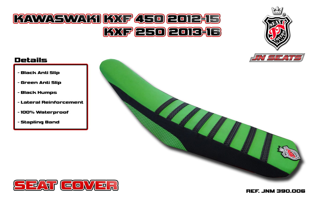 Kawasaki KXF 450 2012-2015 JN-Europe Seat Cover Anti-Slip Super-Grip 390006 New