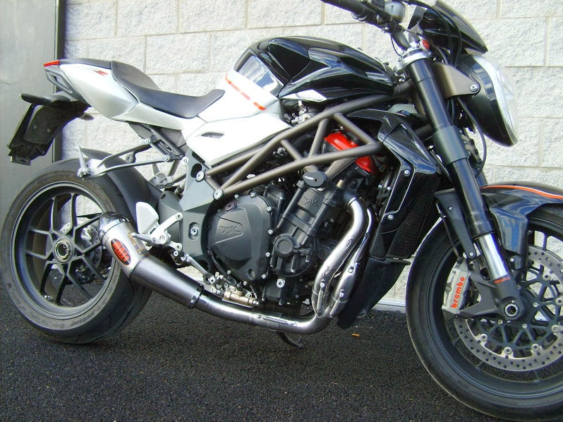 MassMoto Exhaust FULL System 4in1 Tromb Curv MV Agusta Brutale 910 990 1078 1090