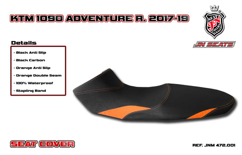 KTM Adventure R 1090 2017-2019 JN-Europe Seat Cover Anti-Slip New 472.001