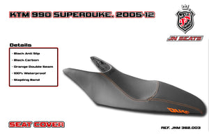 KTM SuperDuke 990 2005-2012 JN-Europe Seat Cover Anti-Slip New 362.003