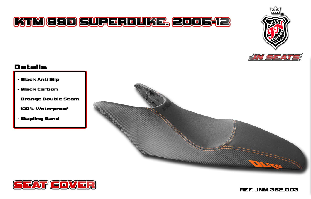 KTM SuperDuke 990 2005-2012 JN-Europe Seat Cover Anti-Slip New 362.003