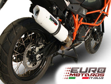 Load image into Gallery viewer, KTM LC8 Adventure 1290 15-16 GPR Exhaust Slip-On Silencer Albus White Road Legal