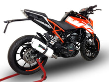 Load image into Gallery viewer, KTM Duke 125 2017-2018 GPR Exhaust Slip-On Silencer Albus White Road Legal