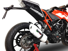 Load image into Gallery viewer, KTM Duke 125 2017-2018 GPR Exhaust Slip-On Silencer Albus White Road Legal