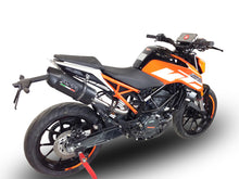 Load image into Gallery viewer, KTM Duke 125 2017-2018 High Mount GPR Exhaust Slip-On Silencer Furore Nero New