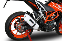 Load image into Gallery viewer, KTM Duke 390 2017-2018 GPR Exhaust Slip-On Silencer Albus White Road Legal