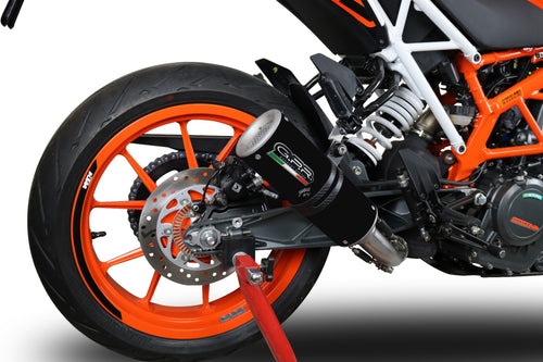 KTM Duke 390 2017-2018 GPR Exhaust SlipOn Silencer M3 Black Titanium Moto3 New