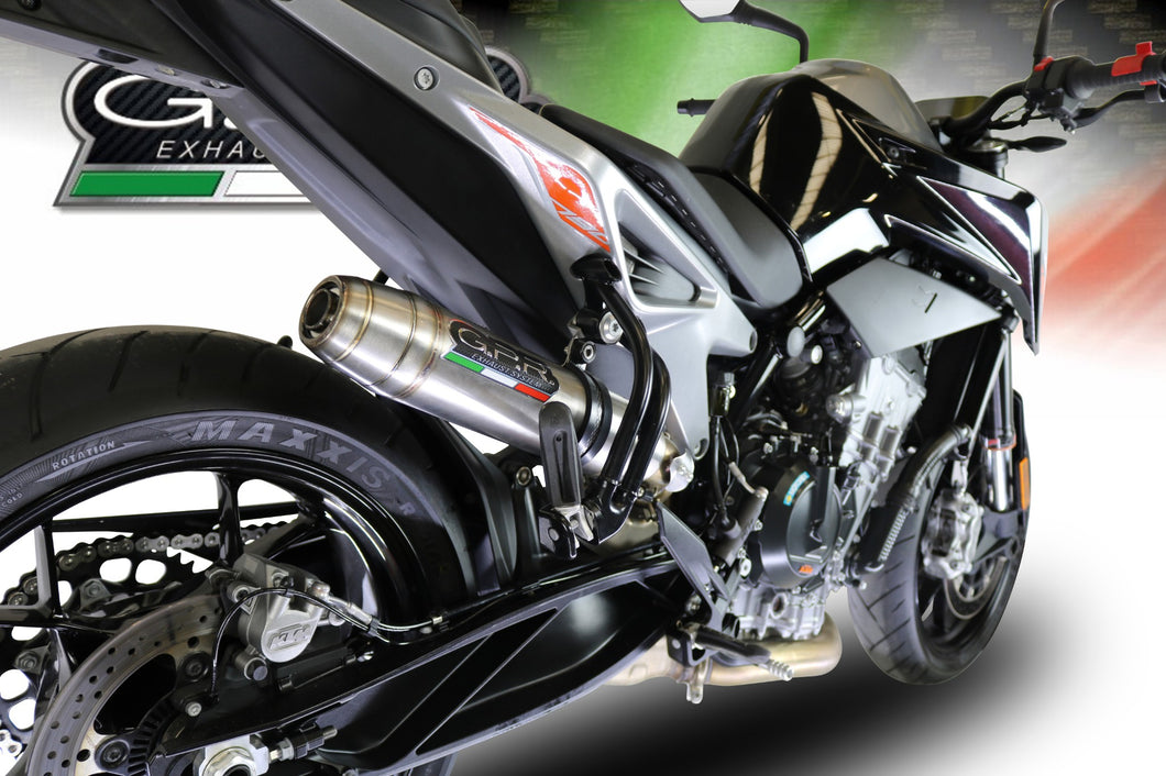 KTM Duke 790 2017-2018 GPR Exhaust System SlipOn Silencer Deeptone Road Legal