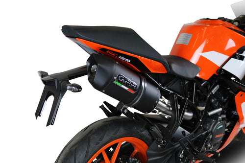 KTM RC 390 2017-2019 High Mount GPR Exhaust Slip-On Silencer Furore Nero New