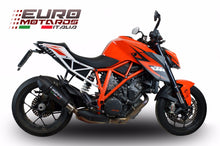 Load image into Gallery viewer, KTM Superduke 1290 R 2014-16 GPR Exhaust SlipOn Silencer GPE Ti Black Road Legal