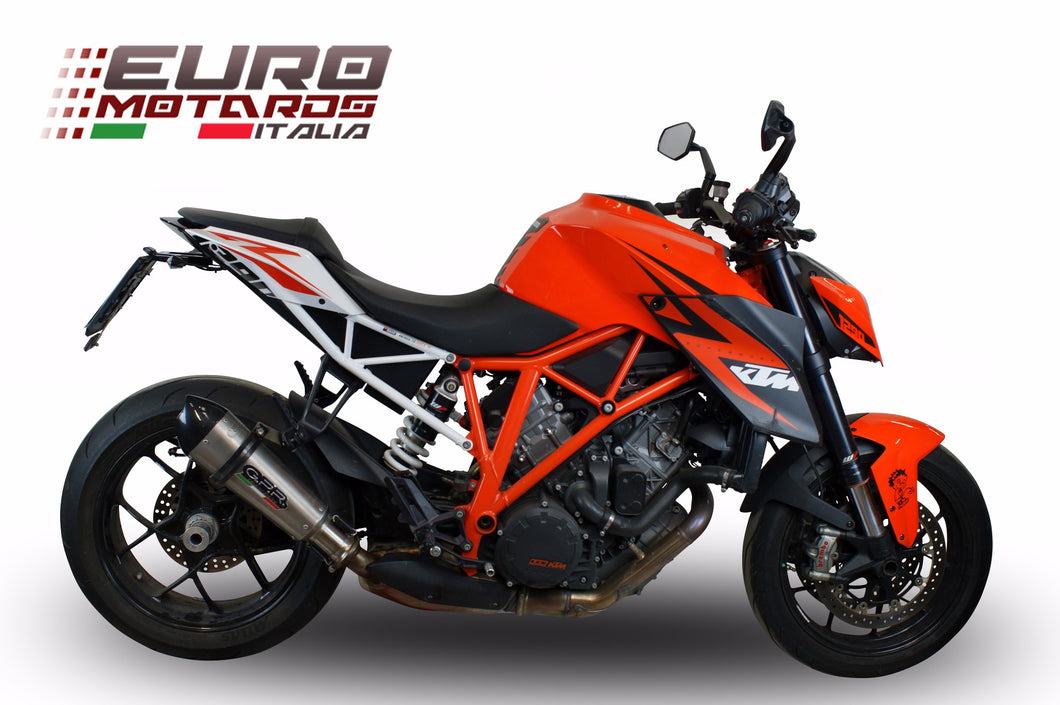 KTM Superduke 1290 R 2014-2016 GPR Exhaust Slip-On Silencer GPE Ti Road Legal