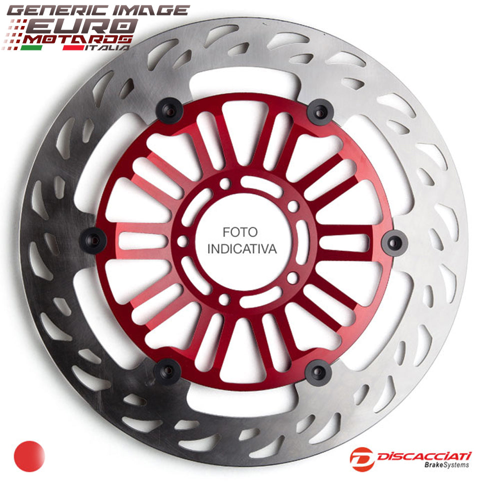 Yamaha FZ6 /FZS 2004-2009 Discacciati Light Brake Disc Rotors Pair Red Or Black