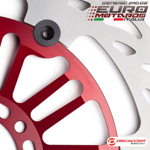 Ducati Monster S4RS Testastreta Discacciati Light Brake Disc Rotors Pair Red/Blk