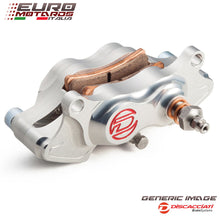 Load image into Gallery viewer, BMW S1000RR 2009-2016 Discacciati 4 Piston Rear Caliper &amp; Bracket Silver / Black