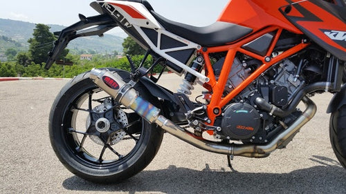 MassMoto Exhaust SlipOn Silencer M1 Titanium New KTM Superduke 1290 2014-2019