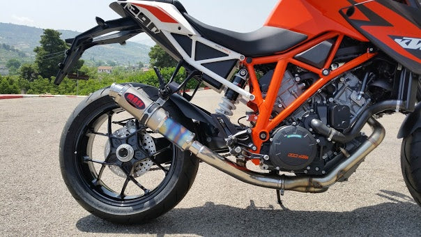 MassMoto Exhaust SlipOn Silencer M1 Titanium New KTM Superduke 1290 2014-2019
