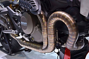 Ducati Monster 1200 Silmotor Exhaust Full System Snake Weld Double Silencers New