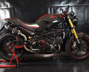 Ducati Monster 1994-2007 600 620 900 1000 Tappezzeria Italia Tricolor Seat Cover