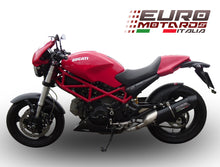 Load image into Gallery viewer, Ducati Monster 600 620 695 750 900 GPR Exhaust Dual SlipOn Furore Nero IN STOCK