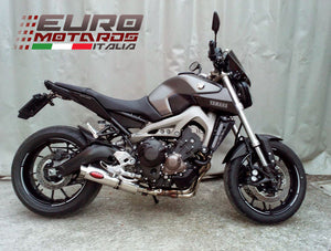 MassMoto Exhaust Slip-On Silencer GP1 Inox Road Legal Yamaha MT-09 FZ9 2013-2017