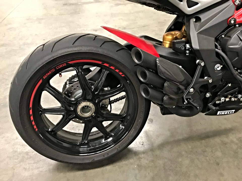 MV Agusta Brutale 800 2016-2018 Silmotor Exhaust Silencer BLACK Snake Design New