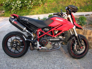 MassMoto Exhaust Silencer Oval Full Carbon New Ducati Hypermotard 1100 2in1 Kit