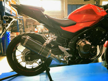 Load image into Gallery viewer, Honda CB500F 2017-2018 Silmotor Exhaust Slip-On Oval Silencer Full Carbon +Cap