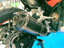 Load image into Gallery viewer, Honda CB500F 2017-2018 Silmotor Exhaust Slip-On Oval Silencer Full Carbon +Cap