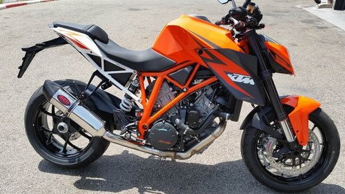 MassMoto Exhaust SlipOn Silencer Inox Carbon Cap KTM Superduke 1290 2014-2019