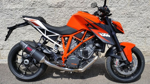 MassMoto Exhaust SlipOn Silencer Matt Black Carbon KTM Superduke 1290 2014-2019