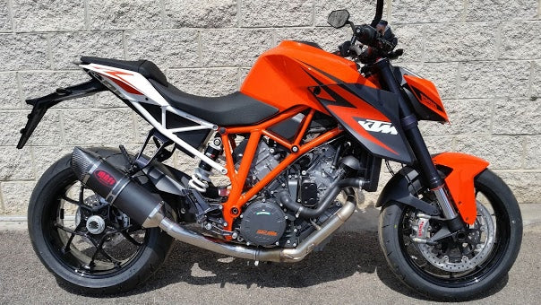 MassMoto Exhaust SlipOn Silencer Matt Black Carbon KTM Superduke 1290 2014-2019