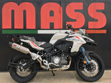 Load image into Gallery viewer, MassMoto Exhaust Slip-On Silencer Oval Titanium Carbon Cap New Benelli TRK 502X