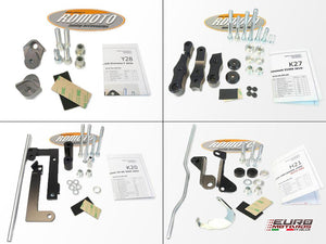 Suzuki GSXS 1000 2 Point 2014-2021 RD Moto Crash Frame Sliders White S47S-SL01-W