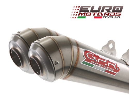 Kawasaki Z 1000 SX 2011-2016 GPR Exhaust Dual Slip-On Silencers Powercone New