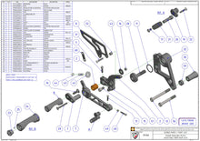 Load image into Gallery viewer, CNC Racing Fully Adjustable Rearsets Footrests For Ducati Hypermotard 796 1100