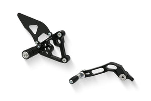 CNC Racing Adjustable Rearsets For Ducati SBK 848 /Evo - 1098 /R /S - 1198 /S