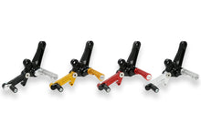 Load image into Gallery viewer, Ducati Diavel CNC Racing Adjustable Rearsets Light Alloy 4 Color Options New