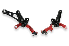 Load image into Gallery viewer, Ducati Diavel CNC Racing Adjustable Rearsets Light Alloy 4 Color Options New