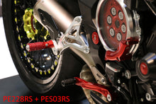 Load image into Gallery viewer, CNC Racing Adjustable Rider Rearsets S/Red For MV Agusta Dragster 800RR/RC 17-21