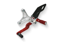 Load image into Gallery viewer, CNC Racing Adjustable Rider Rearsets S/Red For MV Agusta Dragster 800RR/RC 17-21