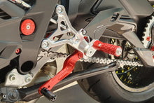 Load image into Gallery viewer, CNC Racing Adjustable Rider Rearsets S/Red For MV Agusta Dragster 800RR/RC 17-21